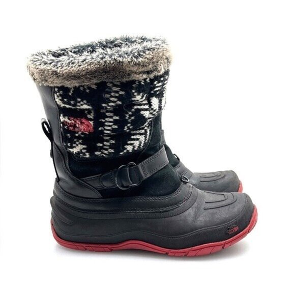 The North Face Women's 6.5 Winter Snow Boots Primaloft Waterproof Faux Shearling - Picture 2 of 11